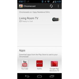 Chromecast IOS e Android l'applicazione