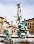 Firenze Fontana del Nettuno in Piazza della Signoria