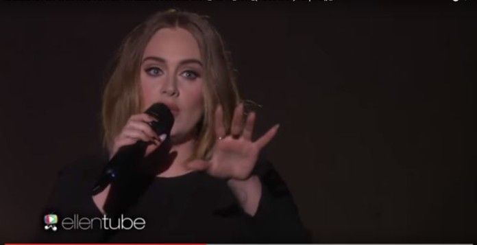 Adele canta All I ask da Ellen video
