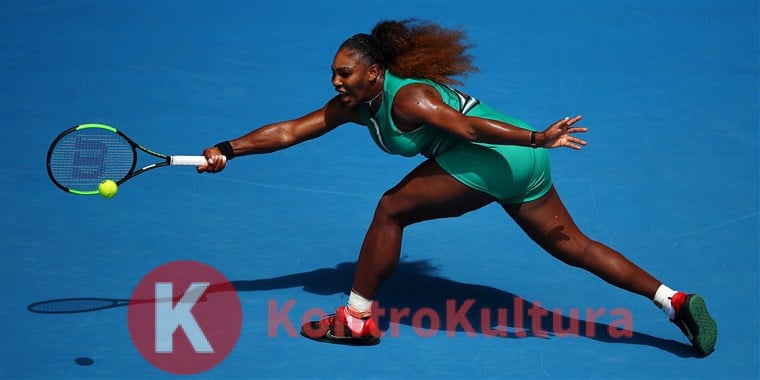 Serena Williams protagonista di un piccolo incidente bollente (Foto)