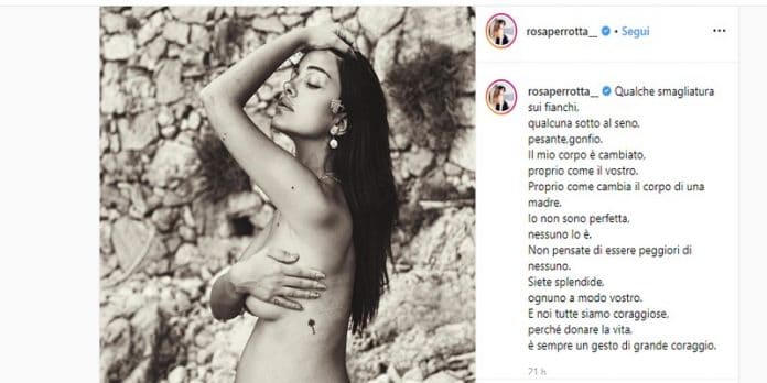 Rosa Perrotta e lo scatto compromettente su Instagram: web in delirio