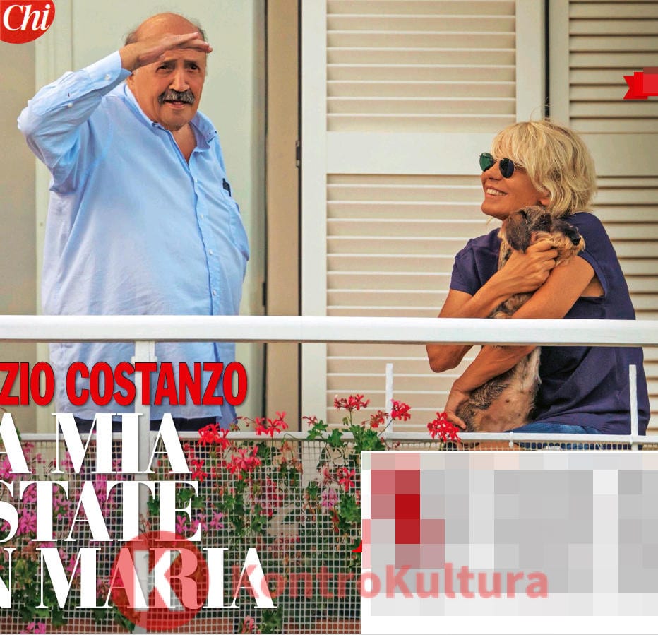 Maurizio Costanzo e Maria De Filippi in vacanza 