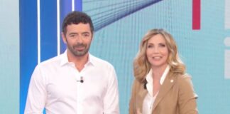 Alberto Matano e Lorella Cuccarini a La Vita in Diretta