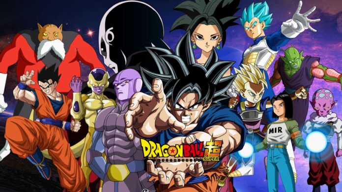 Goku e gli altri personaggi principali di Dragon Ball Super