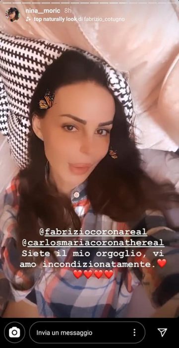 Nina Moric su Instagram
